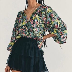 Loveshackfancy Nessa floral top